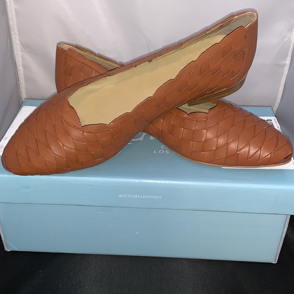 Anthropologie Seychelles Woven Flats